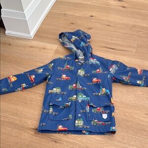 Kids' Blue Truck Raincoat